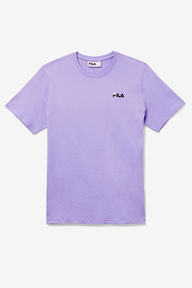 Fila Shoe Tower Purple T-Shirt Mens - NZ 35129-POHA